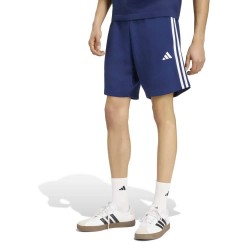 Къси панталони Adidas Essentials 3 Stripes French Terry 7´´ shorts - Blue (Team Navy Blue 2 / White) къси,панталони,мъжки,панталони,дамски,панталони,adidas,essentials,3,stripes,french,terry,7´´,shorts,blue,(team,navy,blue,2,white)