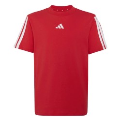 Тениска Adidas Essentials short sleeve T-shirt - Red (Pure Ruby / White) тениска,мъжки,тениски,дамски,тениски,adidas,essentials,short,sleeve,t,shirt,red,(pure,ruby,white)