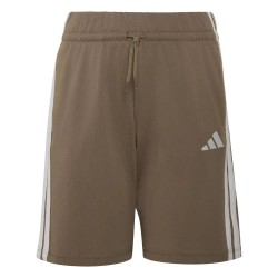 Къси панталони Adidas Essentials shorts - Brown (Khaki Six / White) къси,панталони,мъжки,панталони,дамски,панталони,adidas,essentials,shorts,brown,(khaki,six,white)