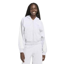 блуза,дамски,блузи,adidas,kit,3,stripes,full,zip,sweatshirt,white,(lgreyh,owhite)