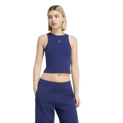 потник,дамски,топове,adidas,kit,small,logo,rib,sleeveless,top,blue,(dark,blue)