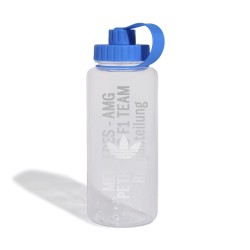 Adidas Mercedes AMG Petronas F1 Team BW 1L bottle - Clear (Transparent / Bluebird) други,аксесоари,adidas,mercedes,amg,petronas,f1,team,bw,1l,bottle,clear,(transparent,bluebird)