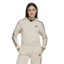 Блуза Adidas Seasonals Animal full zip sweatshirt - Beige (Crystal Linen / Multicolor / Dark Brown) блуза,детски,блузи,adidas,seasonals,animal,full,zip,sweatshirt,beige,(crystal,linen,multicolor,dark,brown)