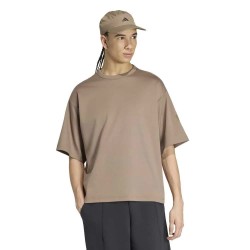 Тениска Adidas Soft Lux short sleeve T-shirt - Brown (Khaki Six) тениска,мъжки,тениски,дамски,тениски,adidas,soft,lux,short,sleeve,t,shirt,brown,(khaki,six)
