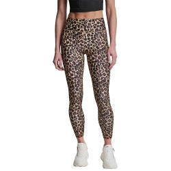 Клин DKNY Elevate Interlock 7/8 high waist leggings - Brown (Leopard Caramel) клин,дамски,клинове,дамски,чорапогащи,и,клинове,dkny,elevate,interlock,7,8,high,waist,leggings,brown,(leopard,caramel)