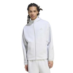 Блуза Adidas Z.N.E Track full zip sweatshirt - White (Light Grey Heather) блуза,мъжки,пуловери,adidas,z.n.e,track,full,zip,sweatshirt,white,(light,grey,heather)