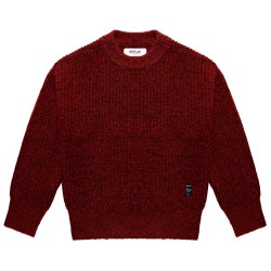 Блуза Replay SB91I9.051.723TZ sweater - Red (M40 Wine Red / Black Melange) блуза,мъжки,пуловери,дамски,пуловери,replay,sb91i9.051.723tz,sweater,red,(m40,wine,red,black,melange)
