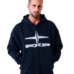 Блуза Project x paris 2534000 full zip sweatshirt - Blue (Blue Navy) блуза,мъжки,пуловери,project,x,paris,2534000,full,zip,sweatshirt,blue,(blue,navy)