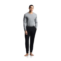 пижама,мъжки,пижами,emporio,armani,em000610,af25017,long,sleeve,pyjama,black,grey,(grey,melange,black)