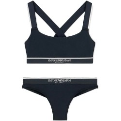 Emporio armani Set EW001905_AF27298 Brazilian bra - Black (Black) дамско,бельо,дамски,бикини,и,танкини,emporio,armani,set,ew001905,af27298,brazilian,bra,black,(black)