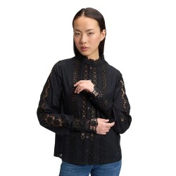 Lee Bohemian Regular Fit long sleeve blouse - Black (Black) дамски,блузи,lee,bohemian,regular,fit,long,sleeve,blouse,black,(black)