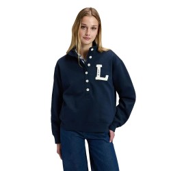 Блуза Lee Popover Regular Fit sweatshirt - Blue (Rivet Navy) блуза,дамски,блузи,lee,popover,regular,fit,sweatshirt,blue,(rivet,navy)