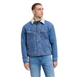 яке,мъжки,якета,дамски,якета,и,палта,lee,sherpa,relaxed,fit,denim,jacket,blue,(mountain,range)