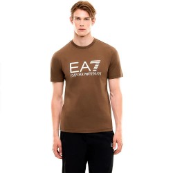 Тениска EA7 EMPORIO ARMANI 7M001412_AF22264 short sleeve T-shirt - Brown (Brown / U6198) тениска,мъжки,тениски,дамски,тениски,ea7,emporio,armani,7m001412,af22264,short,sleeve,t,shirt,brown,(brown,u6198)