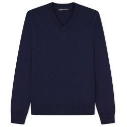блуза,мъжки,пуловери,дамски,пуловери,ea7,emporio,armani,7m002859,af19504,v,neck,sweater,blue,(navy)