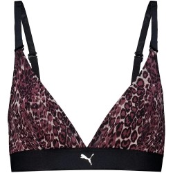 Puma Animal Mesh Triangle bra - Purple (Black Combo) дамско,бельо,дамски,бикини,и,танкини,puma,animal,mesh,triangle,bra,purple,(black,combo)
