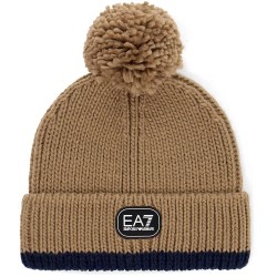Шапка EA7 EMPORIO ARMANI 7X000916_AF29527 beanie - Brown (Beige) шапка,всички,шапки,ea7,emporio,armani,7x000916,af29527,beanie,brown,(beige)