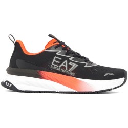 Маратонки EA7 EMPORIO ARMANI Crusher Sonic Mesh 2.0 trainers - Black (Black / Coral) маратонки,мъжки,маратонки,дамски,маратонки,ea7,emporio,armani,crusher,sonic,mesh,2.0,trainers,black,(black,coral)