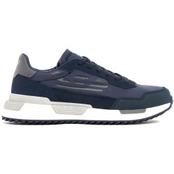 Маратонки EA7 EMPORIO ARMANI Vintage Running Mix trainers - Blue (Blue / Asphalt) маратонки,мъжки,маратонки,дамски,маратонки,ea7,emporio,armani,vintage,running,mix,trainers,blue,(blue,asphalt)