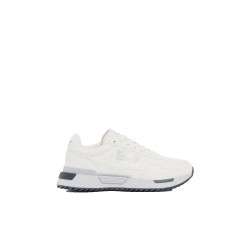 Маратонки EA7 EMPORIO ARMANI Vintage Running Pu trainers - White (Off White / Silver) маратонки,мъжки,маратонки,дамски,маратонки,ea7,emporio,armani,vintage,running,pu,trainers,white,(off,white,silver)