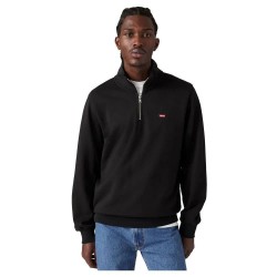 Блуза Levi´s ® Original half zip sweatshirt refurbished - Black (Black) блуза,мъжки,пуловери,levi´s,®,original,half,zip,sweatshirt,refurbished,black,(black)