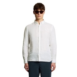 Риза с дълъг ръкав Lyle & scott LW2445V long sleeve shirt - White (White) риза,с,дълъг,ръкав,дамски,ризи,мъжки,ризи,lyle,&,scott,lw2445v,long,sleeve,shirt,white,(white)