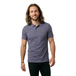 Lyle & scott SP400VOGT short sleeve polo - Purple (Graystone) дамски,блузи,с,яка,мъжки,блузи,с,яка,lyle,&,scott,sp400vogt,short,sleeve,polo,purple,(graystone)