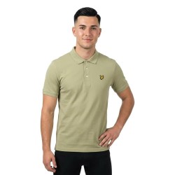 Lyle & scott SP400VOGT short sleeve polo - Green (Herb Green) дамски,блузи,с,яка,мъжки,блузи,с,яка,lyle,&,scott,sp400vogt,short,sleeve,polo,green,(herb,green)