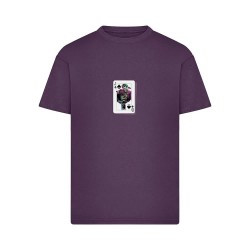 Тениска Merchcode Batman The Joker Card short sleeve T-shirt - Purple (Purple Night) тениска,мъжки,тениски,дамски,тениски,merchcode,batman,the,joker,card,short,sleeve,t,shirt,purple,(purple,night)