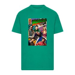 тениска,мъжки,тениски,дамски,тениски,merchcode,the,big,bang,theory,bazinga,magazine,cover,short,sleeve,t,shirt,green,(forest,green)