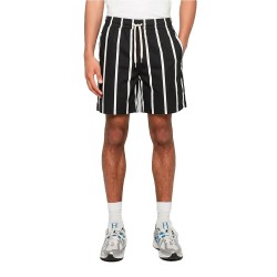 къси,панталони,мъжки,панталони,дамски,панталони,urban,classics,summer,stripe,resort,shorts,black,(black,white)