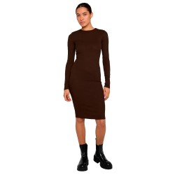 рокля,дамски,поли,и,рокли,urban,classics,tb1340,long,sleeve,short,dress,brown,(brown)