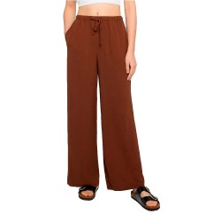 Панталони Urban classics TB7500 Wide Leg pants - Brown (Cinnamon Brown) панталони,мъжки,панталони,дамски,панталони,urban,classics,tb7500,wide,leg,pants,brown,(cinnamon,brown)