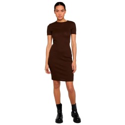 рокля,дамски,поли,и,рокли,urban,classics,tb8275,short,sleeve,short,dress,brown,(brown)
