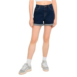Къси панталони Urban classics TB8371 High waist denim shorts - Blue (Dark Blue Washed) къси,панталони,мъжки,панталони,дамски,панталони,urban,classics,tb8371,high,waist,denim,shorts,blue,(dark,blue,washed)