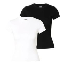 Тениска Urban classics TB8569A short sleeve T-shirt 2 units - White / Black (Black / White) тениска,мъжки,тениски,дамски,тениски,urban,classics,tb8569a,short,sleeve,t,shirt,2,units,white,black,(black,white)
