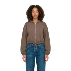 блуза,дамски,блузи,urban,classics,tb8635,full,zip,sweatshirt,brown,(deep,taupe)
