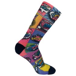 Чорапи Joluvi Funky 25 crew socks - Multicolor (Print 04) чорапи,мъжки,чорапи,дамски,чорапи,joluvi,funky,25,crew,socks,multicolor,(print,04)