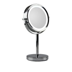 Gillian jones Stand x10-LED Light makeup mirror - Silver (Silver) специфични,козметични,продукти,gillian,jones,stand,x10,led,light,makeup,mirror,silver,(silver)