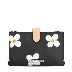 Gillian jones The Weekender-Daisy Print beauty accessories set - Black (White / Black) специфични,козметични,продукти,gillian,jones,the,weekender,daisy,print,beauty,accessories,set,black,(white,black)