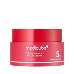 Medicube TXA Niacinamide Capsule-55 g cream - Pink (Red / White) козметика,за,овлажняване,medicube,txa,niacinamide,capsule,55,g,cream,pink,(red,white)
