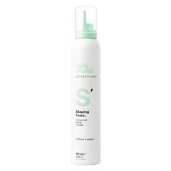Milk shake Lifestyling Shaping Foam 200ml Hair Mousse - Clear (White) хигиена,коса,milk,shake,lifestyling,shaping,foam,200ml,hair,mousse,clear,(white)