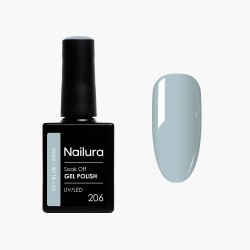 Nailura 206 10 ml nail polish - Blue (Sky Blue Grey) специфични,козметични,продукти,nailura,206,10,ml,nail,polish,blue,(sky,blue,grey)