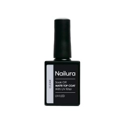 Nailura Top Coat Matte UV nail coat base - Clear (Clear) специфични,козметични,продукти,nailura,top,coat,matte,uv,nail,coat,base,clear,(clear)