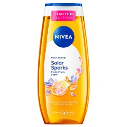 Nivea Solar Sparks 250ml Shower Gel - Clear (Yellow) хигиена,тяло,nivea,solar,sparks,250ml,shower,gel,clear,(yellow)