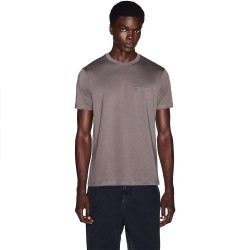 Тениска Armani exchange XM001281_AF10361 short sleeve T-shirt - Grey (Falcon) тениска,мъжки,тениски,дамски,тениски,armani,exchange,xm001281,af10361,short,sleeve,t,shirt,grey,(falcon)