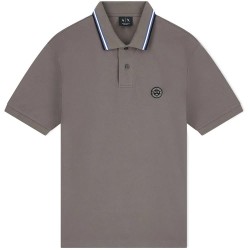 Armani exchange XM002939_AF13026 short sleeve polo - Grey (Falcon) дамски,блузи,с,яка,мъжки,блузи,с,яка,armani,exchange,xm002939,af13026,short,sleeve,polo,grey,(falcon)