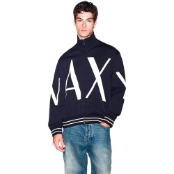 Блуза Armani exchange XM002950_AF10818 full zip sweatshirt - Blue (Deep Navy) блуза,мъжки,пуловери,armani,exchange,xm002950,af10818,full,zip,sweatshirt,blue,(deep,navy)