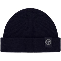 Шапка Armani exchange XM003124_AF10348 beanie - Blue (Deep Navy) шапка,всички,шапки,armani,exchange,xm003124,af10348,beanie,blue,(deep,navy)