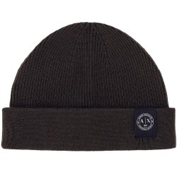 Шапка Armani exchange XM003124_AF10348 beanie - Black (Peat) шапка,всички,шапки,armani,exchange,xm003124,af10348,beanie,black,(peat)